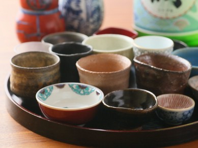 日本各地の地酒、銘酒が常時20種類と充実の品揃え