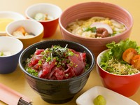 うどん（温）、（梅、天かす）付き