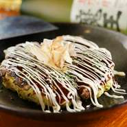 重くない味わいが、女性に人気『お好み焼き』
