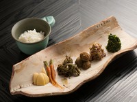 茗荷ご飯　香の物