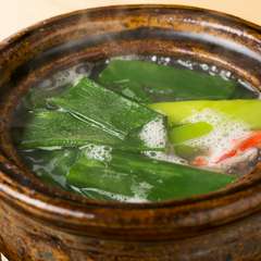 年間を通して、いつでも食べられる『金目の小鍋仕立て』