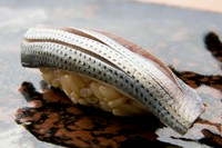 独特なコシとねっとりとした食感を楽しむ『小肌の握り』