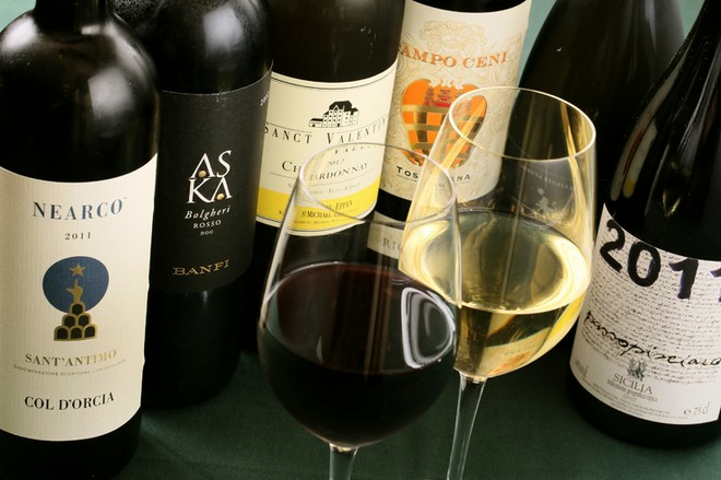 ワインにこだわっている