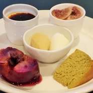 本日のデザート～盛り合わせ　（ある日の一例）