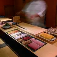 季節の新鮮な魚のみを仕入れ、丁寧に手をかけ美味しい『握り』に