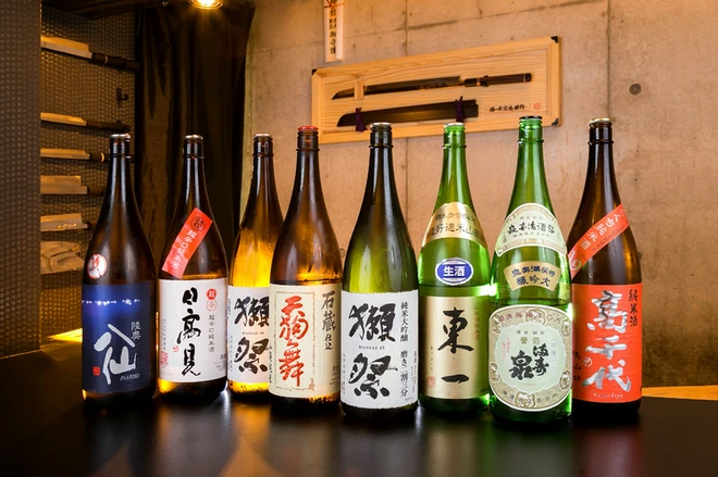 日本酒にこだわっている