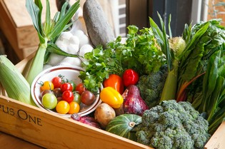 厳選して仕入れている愛知県あま市産の旬の野菜