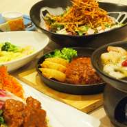 飲み放題付き￥4,000（税込み）～ご予算に応じて相談承ります。