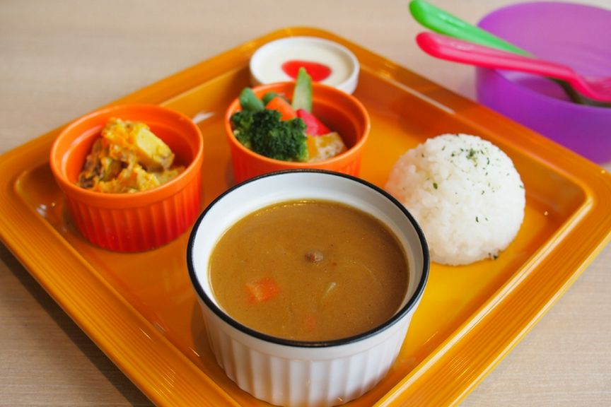 キッズスペース、授乳室、おむつ替え台完備!