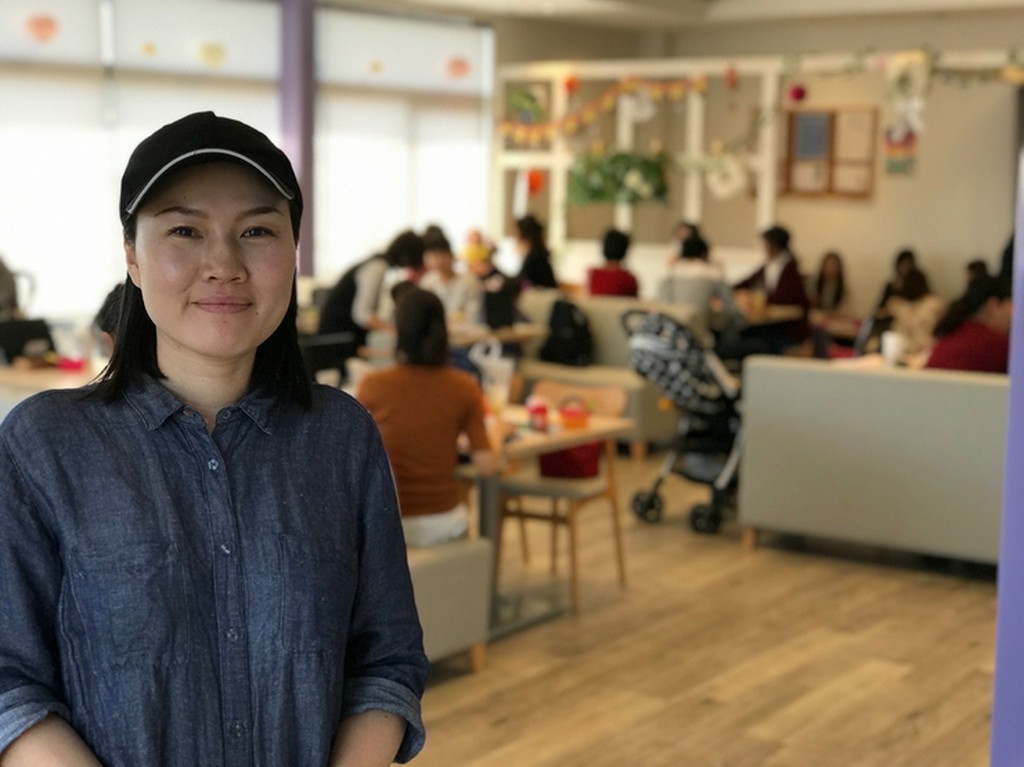 広い空間でお子様連れでも落ち着ける場所です。