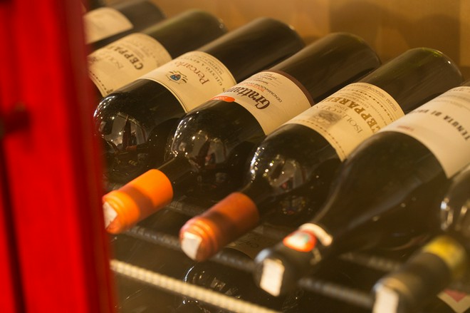 ワインにこだわっている