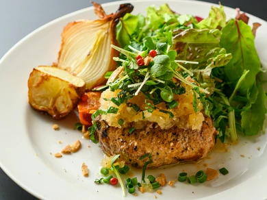 【当店限定】七種の薬味でいただく大人の和風ハンバーグ　180g