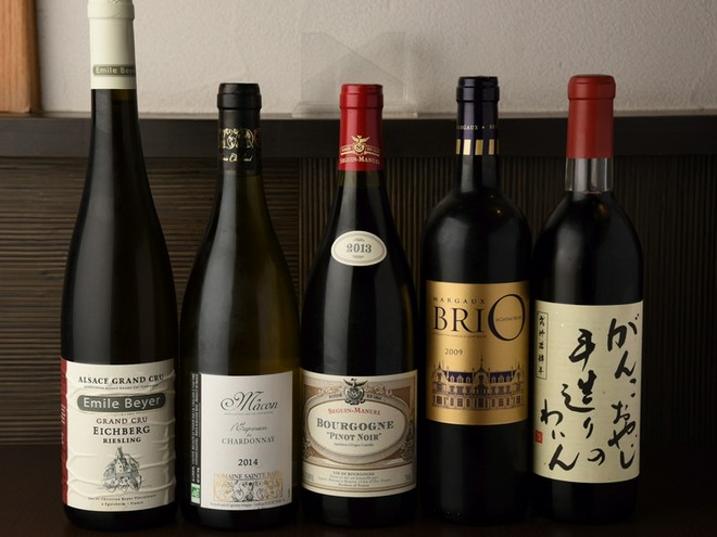 ワインにこだわっている