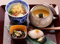 市場で見極め厳選した食材だけを使った、季節を感じる旬の味わい『壱の膳』（お昼のメニュー）