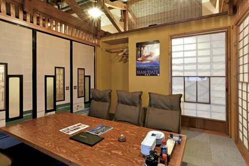 2階席は料亭の様な佇まい。
