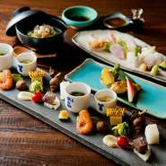 大切な日のお食事におすすめ。充実のコース料理