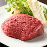 熟成した馬肉の上質な味わい『ステーキ』