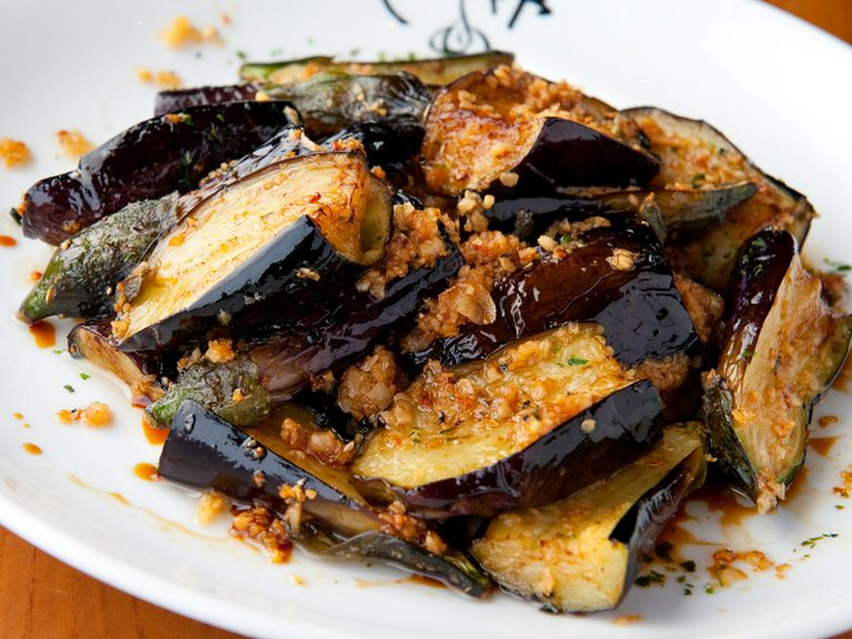 『なすのにんにく炒め』はビールとの相性抜群!