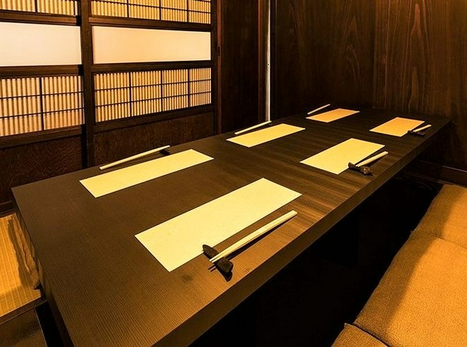 少人数で予約できる個室がある