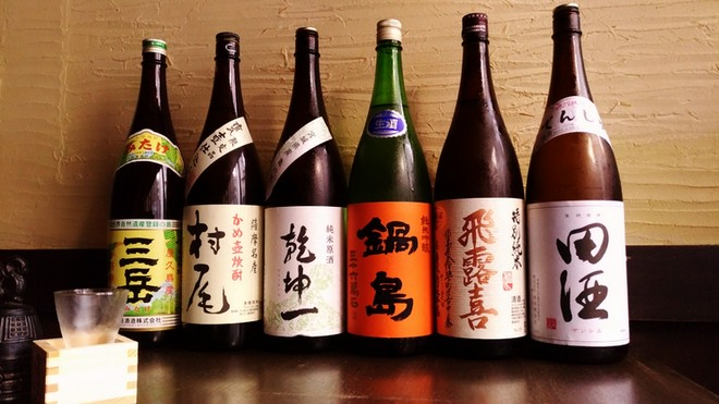 日本酒にこだわっている