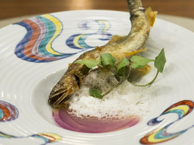 東京秋川天然鮎のカルピオーネ風