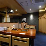 美味しい料理とお酒が充実している店と聞けば、忘年会や同窓会など、仲間内で楽しく過ごしてみたいもの。予算を伝えれば、料理人お任せコースの相談も可能。
