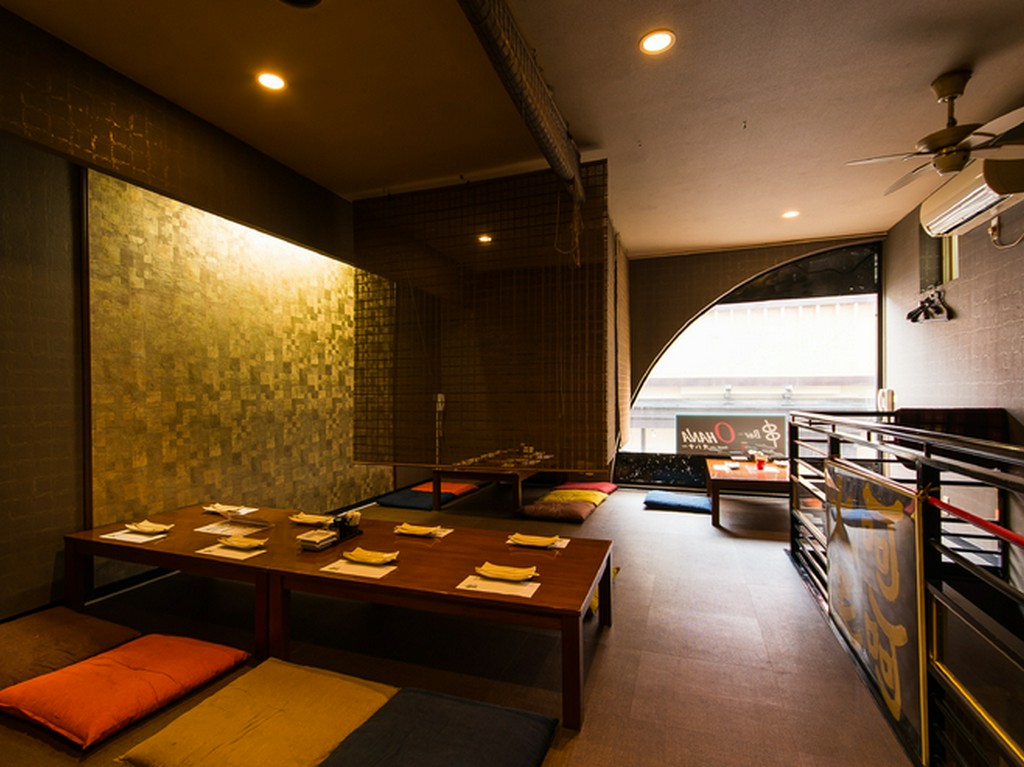 2階は最大24人まで収容可能な座敷