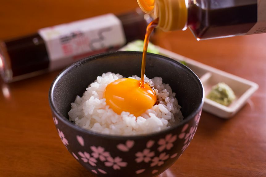 『しじみ醤油で食べる　たまごかけご飯』