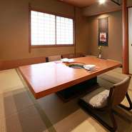 〈座敷・5～8名様/最大10名様〉京都らしい落ち着いた雰囲気の完全個室/座椅子アリ