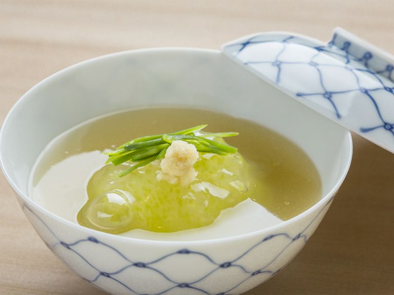 涼しげな『冬瓜包み』