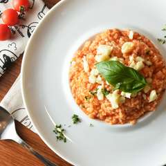 ◇PICK　UP！RISSOTime　自家製トマトソースと道産配合モッツァレラチーズのマルゲリータ風リゾット
