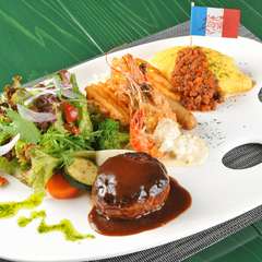 贅沢な食材で構成した夢あふれる『大人のお子様ランチ』
