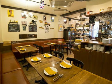 気軽に利用できる、アットホームな店内