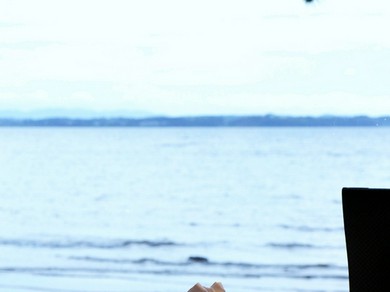 テラス席がある