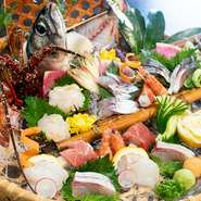 えいたろう会席のお造り