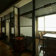 店内は最大70人まで収容可能。全席が個室・半個室のプライベートな空間でゆったりと、旬の食材を盛り込んだ創作和食に舌鼓を打ってみてはいかが。