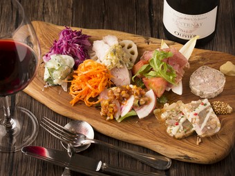 日替わりでイチオシをシェアできる『前菜盛り合わせ』