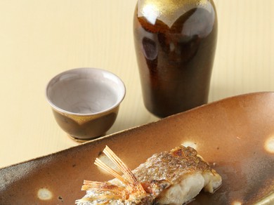 魚の旨みが凝縮した『あかむつ（のどぐろ）の焼物』