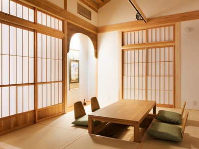 大切なおもてなしの席に利用したい、和の個室