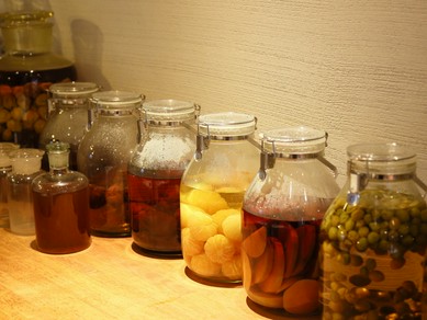 ビオワインや自家製果実酒も豊富な品揃え