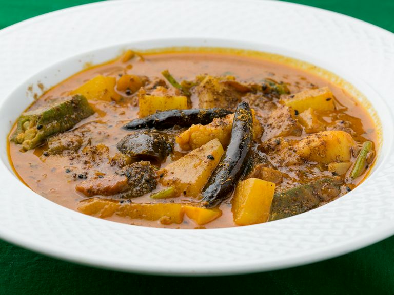 ほんのり広がる梅の酸味と、スパイスの風味が魅力の『梅ベジカレー』