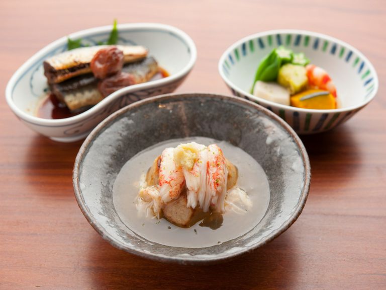絶対的エース『鰯の梅煮』を筆頭とした、旬も楽しめる煮物の数々