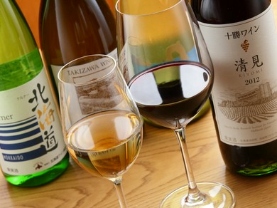 完全国産の「日本ワイン」を取りそろえ