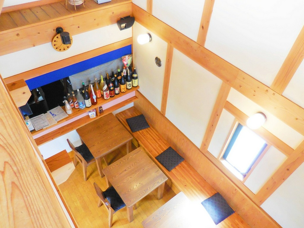 ふきぬけになっております