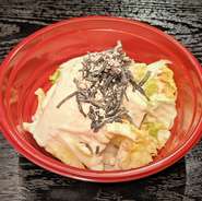 シャキシャキの白菜と塩昆布がベストマッチ