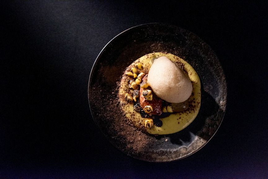 トウモロコシの塩キャラメル