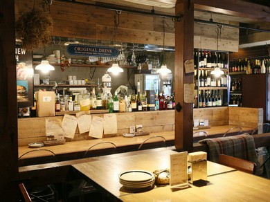 カウンター席がある