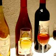 ソムリエ厳選の３杯を少量ずつ。（50cc×３杯）