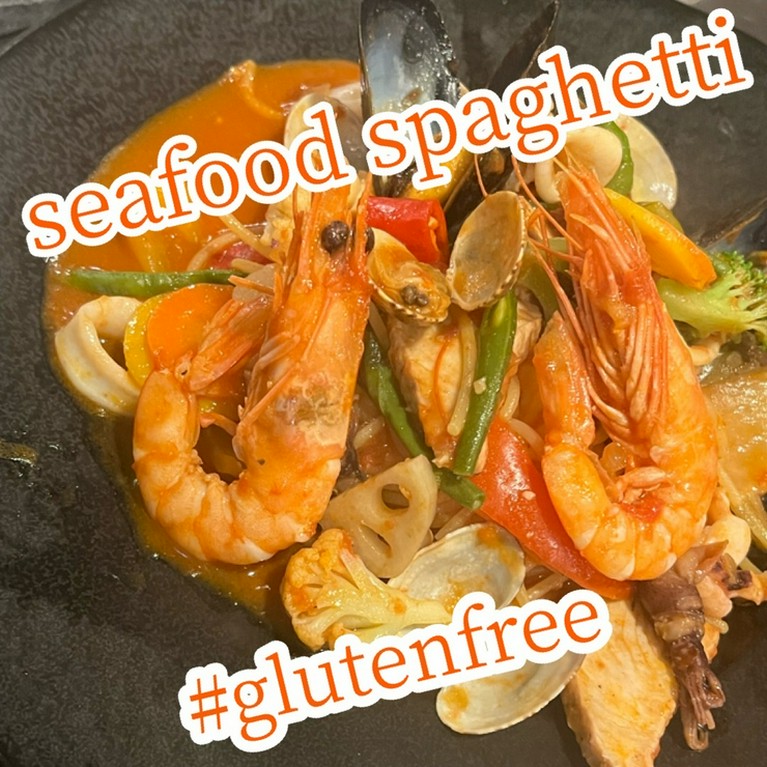 魚介たっぷりペスカトーレ（グルテンフリーパスタ）