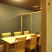 テーブル席(少人数個室)